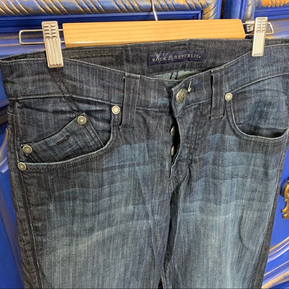 Rock & Republic Jeans Bootcut Button Fly 31 X 31 - Picture 3 of 6